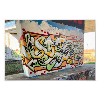 Wild style graffiti wall 1 fotodruck