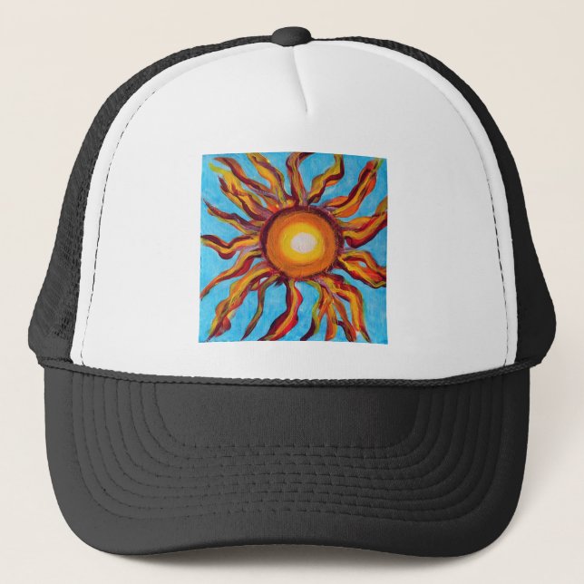 Wild Sun Truckerkappe (Vorderseite)