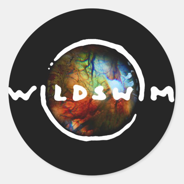 Wild Swim Aufkleber (Vorderseite)