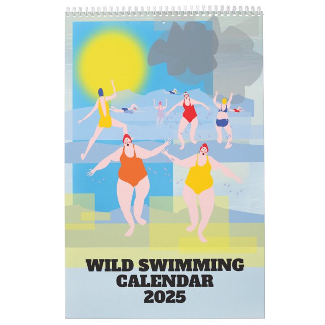 WILD SWIMMING CALENDAR 2025 KALENDER (Titelbild)