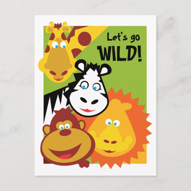 Wild Thing - Carte - Invitation d'anniversaire (Devant)