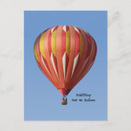 Wild Thing Hot Air Ballon Postcard Postkarte