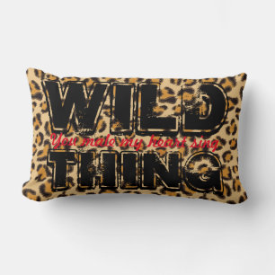 Wild Thing - Leopard Print Lendenkissen
