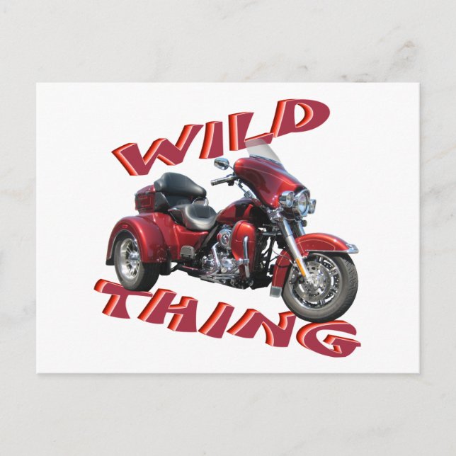 Wild Thing Trike Postkarte (Vorderseite)