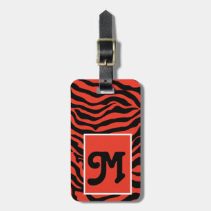 Wild Thing Zebra Print Personalisiert Luggage TagS Gepäckanhänger