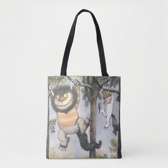 Wild Things and Max Swinging From Trees Tasche (Vorderseite)
