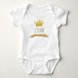 Wild Things Gold Crown Geburtstag Säugling Strampl Baby Strampler