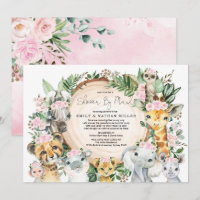 Wild tierische Safari Jungle Girl Babydusche per P