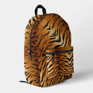 Wild-Tiger-Druck Bedruckter Rucksack