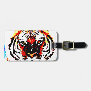 Wild Tiger Eyes Gepäckanhänger