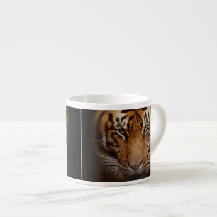 Wild Tiger Face Espresso Kaffee Tasse