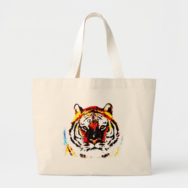 Wild Tiger Jumbo Stoffbeutel (Vorne)