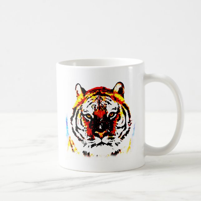 Wild Tiger Kaffeetasse (Rechts)