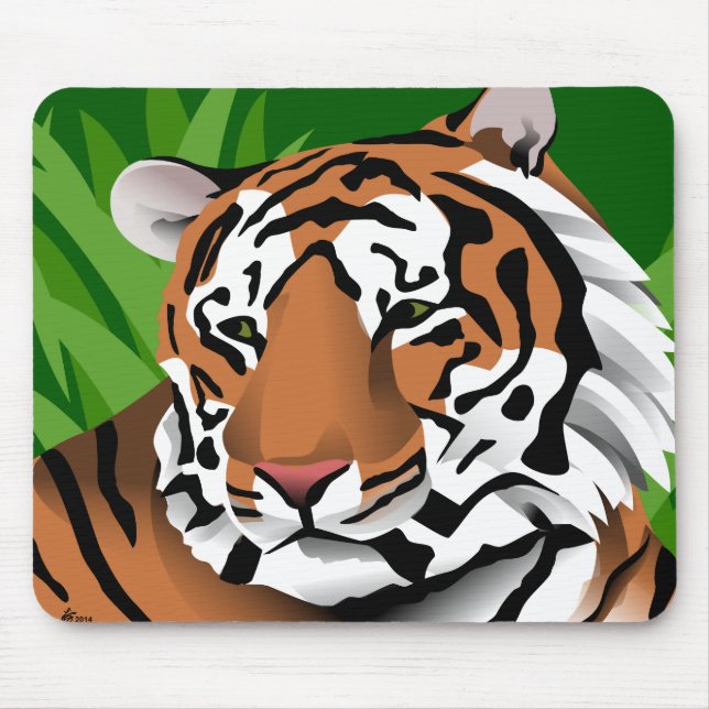 Wild Tiger Mousepad (Vorne)