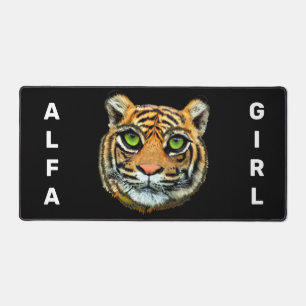 Wild Tiger Personalisiert Schreibtischunterlage