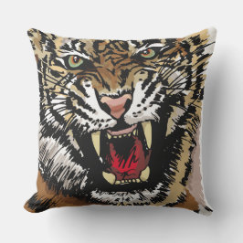 Wild Tiger Pillow Kissen