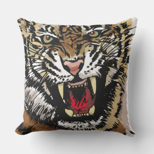 Wild Tiger Pillow Kissen