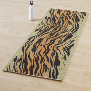 Wild Tiger Print Yogamatte