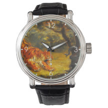 Wild Tiger und eine Schlange (Tierart)