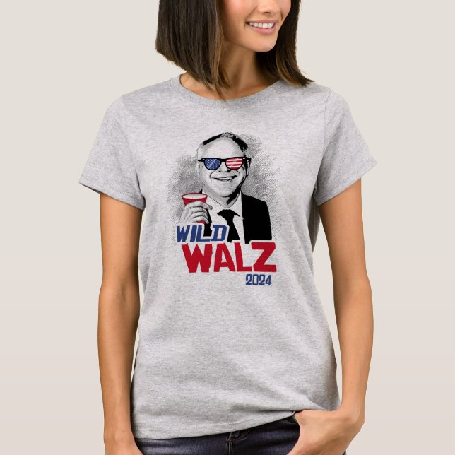 Wild Tim Walz T-Shirt (Vorderseite)