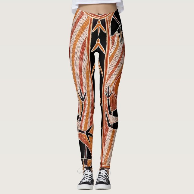 Wild Tribal Maori Leggings (Vorderseite)