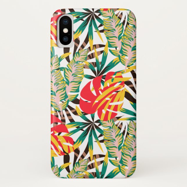 Wild Tropical Palm Leaves Case-Mate iPhone Hülle (Rückseite)
