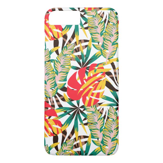 Wild Tropical Palm Leaves Case-Mate iPhone Hülle (Rückseite)