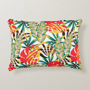 Wild Tropical Palm Leaves Dekokissen