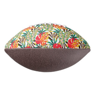 Wild Tropical Palm Leaves Football