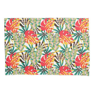 Wild Tropical Palm Leaves Kissenbezug