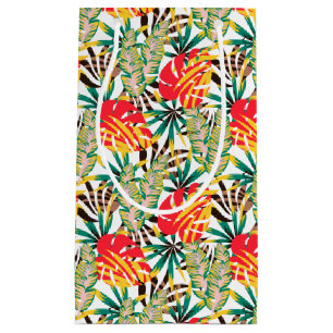 Wild Tropical Palm Leaves Kleine Geschenktüte