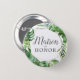 Wild Tropical Palm Matron of Honor Brautparty Button (Vorne & Hinten)