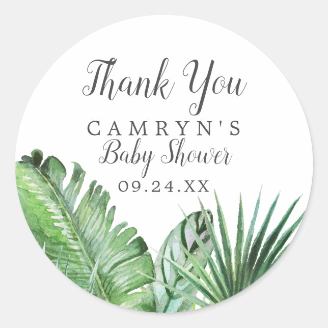 Wild Tropical Vielen Dank Baby Duwer Fevor Sticker (Vorderseite)
