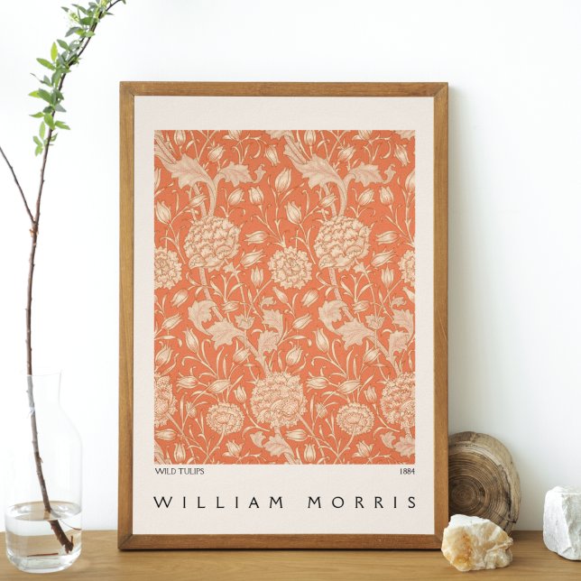 Wild Tulips Floral Pattern William Morris Poster (Von Creator hochgeladen)