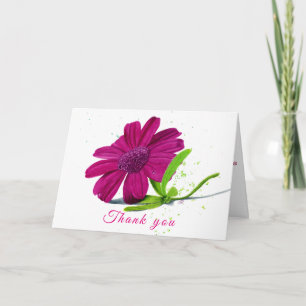 Wild-tunesische Blume dank Karte