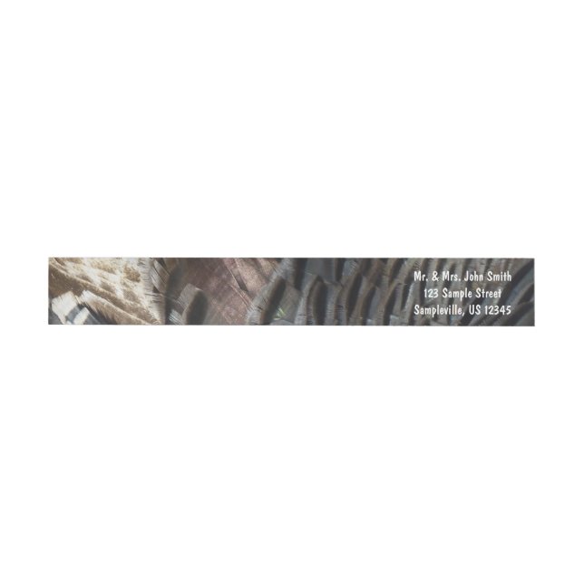 Wild Turkey Feathers I Abstrakt Nature Design (Person)