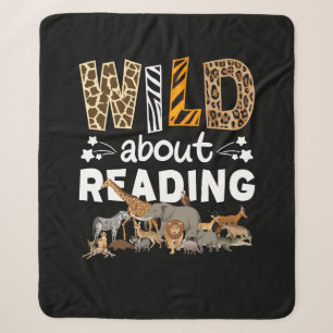Wild über das Lesen von Büchern und Bücherwurm Sherpadecke