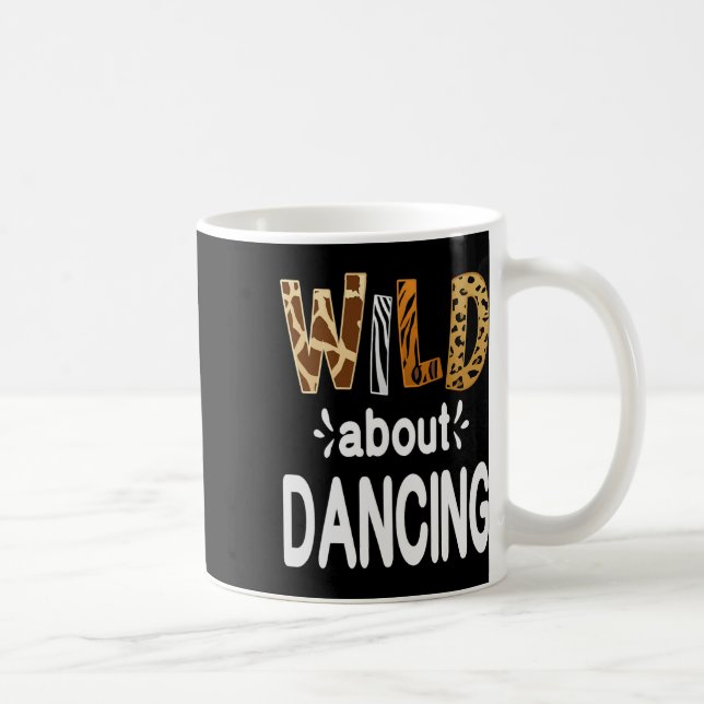 Wild über das Tanzen1 Kaffeetasse (Rechts)