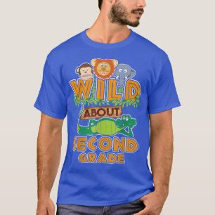 Wild über die zweite Klasse zurück in den Schulunt T-Shirt