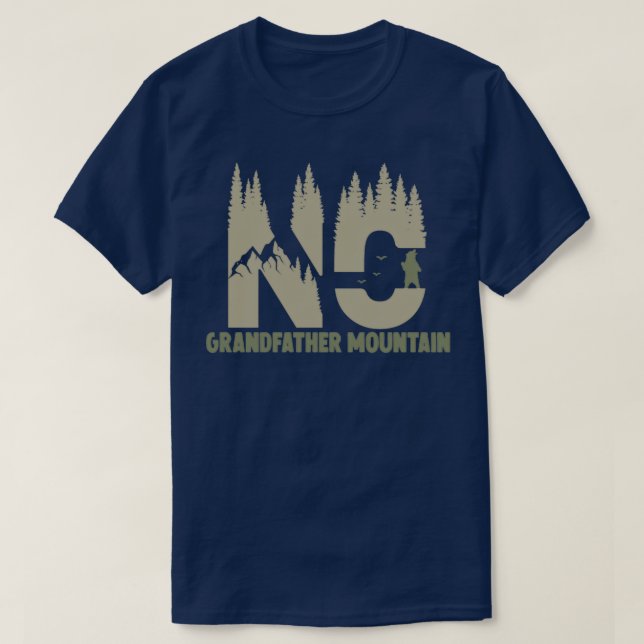 Wild über Großvater Berg North Carolina NC  T-Shirt (Design vorne)