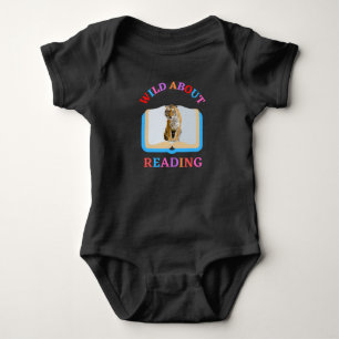 WILD ÜBER LESEN BABY STRAMPLER