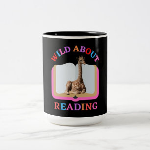 WILD ÜBER LESEN ZWEIFARBIGE TASSE
