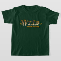 Wild über Reading-Orange Tiger Stripes Typografie