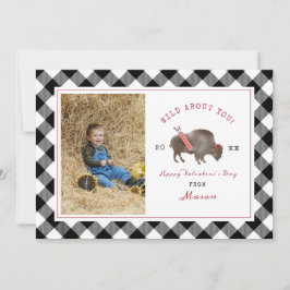 Wild über Sie Buffalo Cupid Foto Valentine