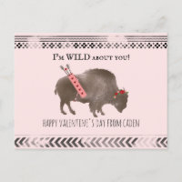 Wild über Sie Klassenzimmer Valentine Buffalo Cupi