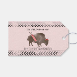 Wild über Sie Klassenzimmer Valentine Buffalo Foto Geschenkanhänger