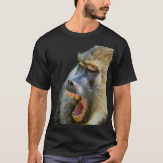 Wild und Bold – Pavian-Druckhemd T-Shirt
