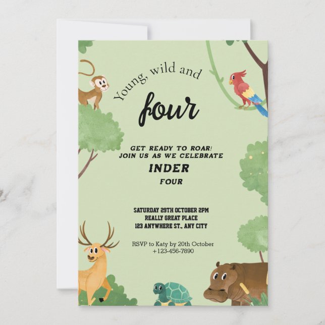 wild und drei (Vorderseite)