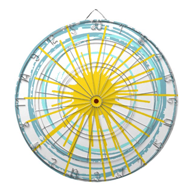 Wild und frei bist du mein Sonnenschein Dartscheibe (vorne)