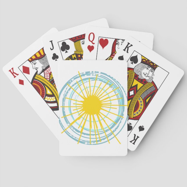 Wild und frei bist du mein Sonnenschein Spielkarten (Rückseite)